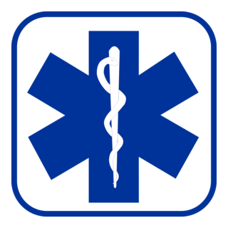 Star Of Life Blue Logo PNG Vector