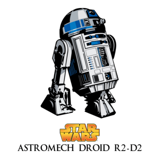 Star Wars Astromech Droid R2-D2 Logo PNG Vector