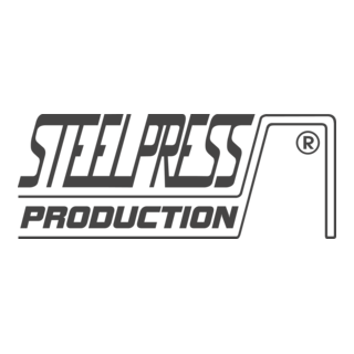Steel Press Production Logo PNG Vector