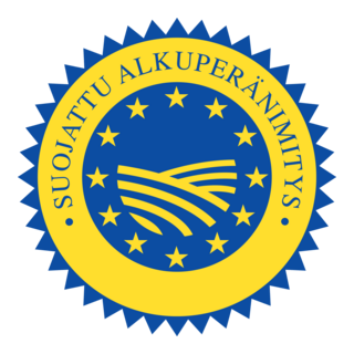 Suojattu Alkuperanimitys Logo PNG Vector