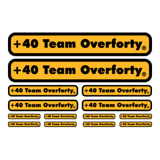 Team Overforty Logo PNG Vector