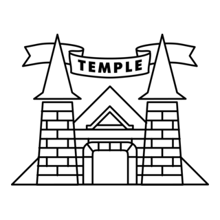 Temple Logo PNG Vector