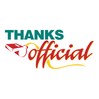 Thanks Official Logo PNG Vector