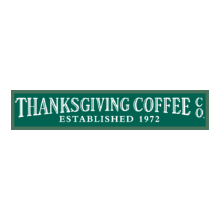 Thanksgiving Coffee Logo PNG Vector