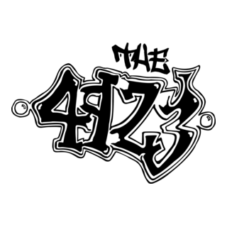 The 4923 graffiti Logo PNG Vector