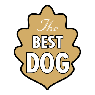 The Best Dog Logo PNG Vector