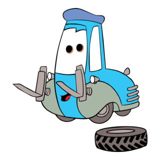 The Cars Guido Logo PNG Vector