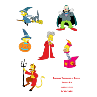 The Simpsons Treehouse of Horror Logo PNG Vector