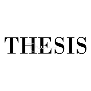 Thesis Logo PNG Vector