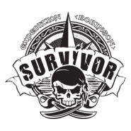 Survivor Expedition Robinson (B&W) Logo PNG Vector