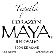 Tequila Corazon MAYA Logo PNG Vector