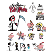 The Grim Adventures Of Billy & Mandy Logo PNG Vector