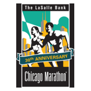 The LaSalle Bank Chicago Marathon Logo PNG Vector