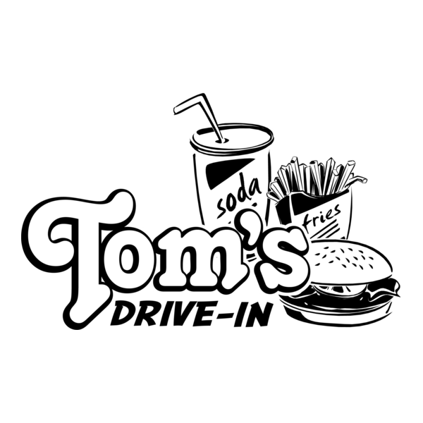 Tom's Drive-In Logo PNG Vector
