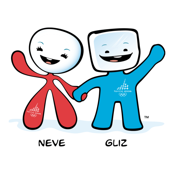 Torino 2006 Mascots Logo PNG Vector