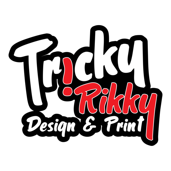Tricky Rikky Design and Print Logo PNG Vector