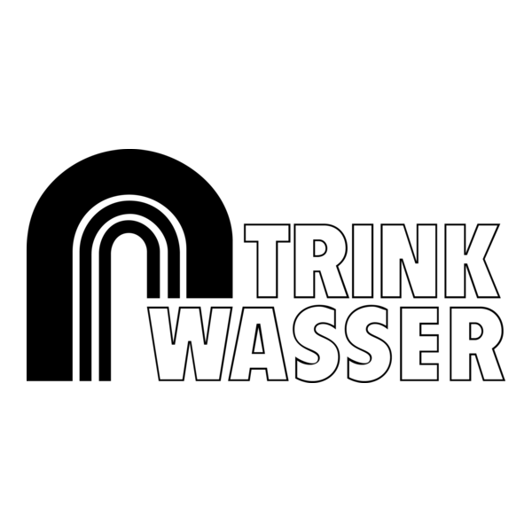 Trink Wasser Logo PNG Vector