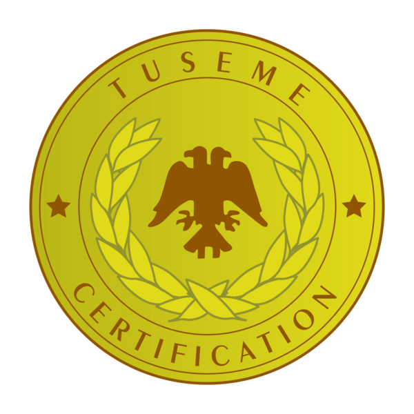 Tuseme Certification Logo PNG Vector