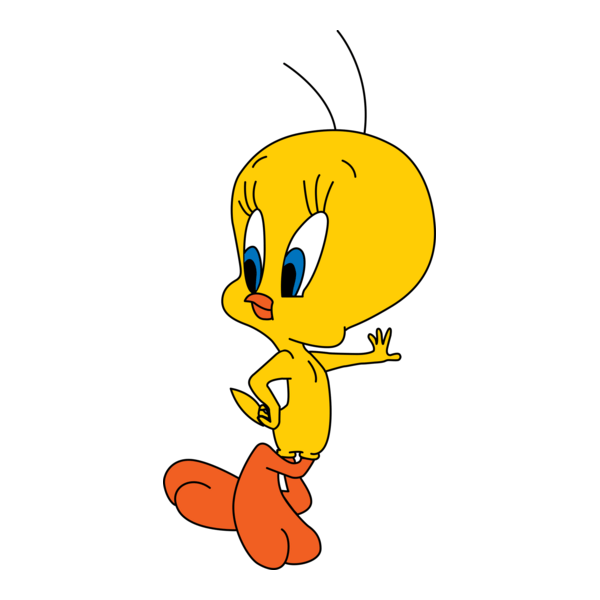 tweety leaning Logo PNG Vector