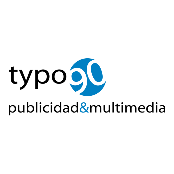 Typo 90 Logo PNG Vector