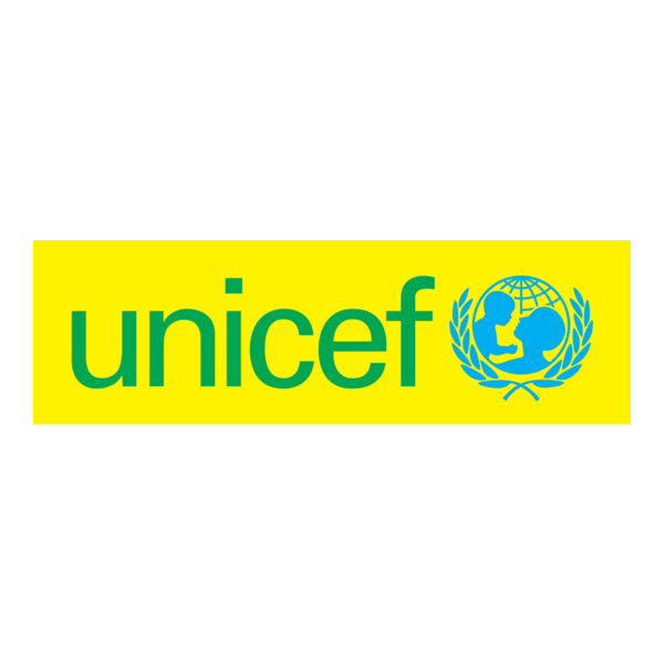 UNICEF cyan yellow Logo PNG Vector