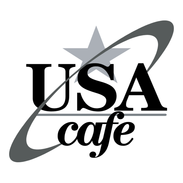 USA Cafe Logo PNG Vector