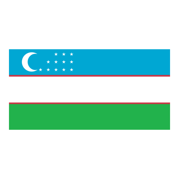 Uzbekistan Flag Logo PNG Vector