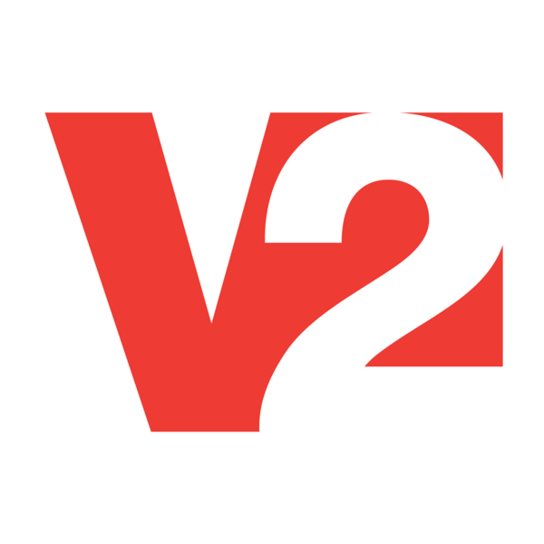 V2 Music Logo PNG Vector