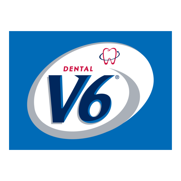 V6 Dental Logo PNG Vector