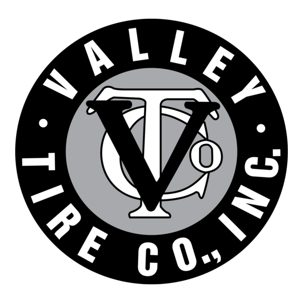 Valley Tire b&w Logo PNG Vector