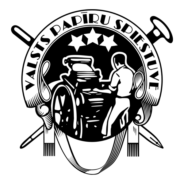 Valsts Papiru Spiestuve Logo PNG Vector