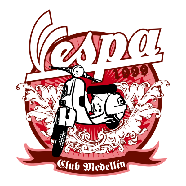 Vespa Club Medellin Logo PNG Vector