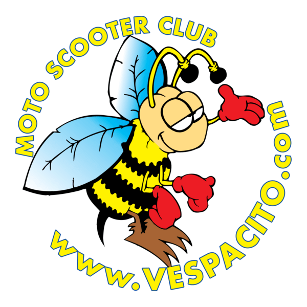 Vespacito moto scooter club Logo PNG Vector
