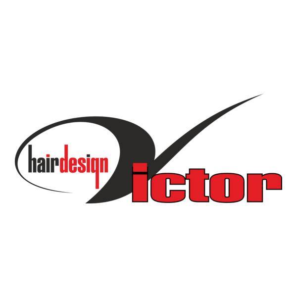 Victor hair design Logo PNG Vector