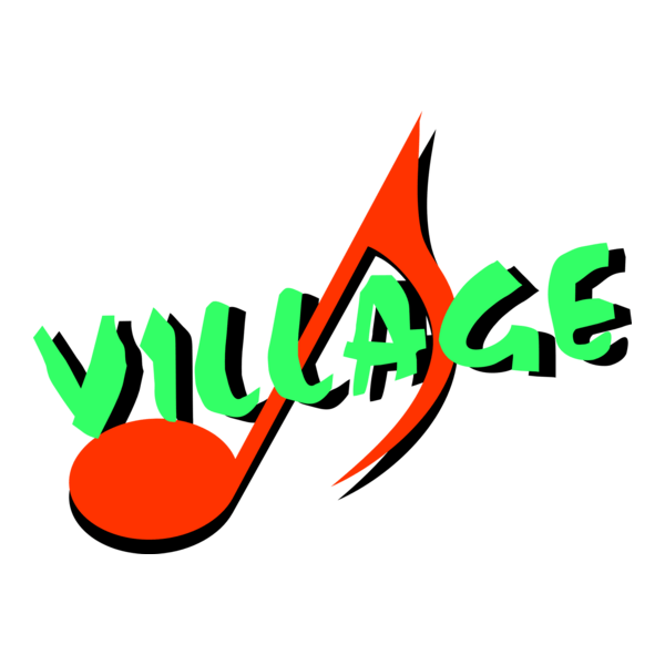Village Music Logo PNG Vector