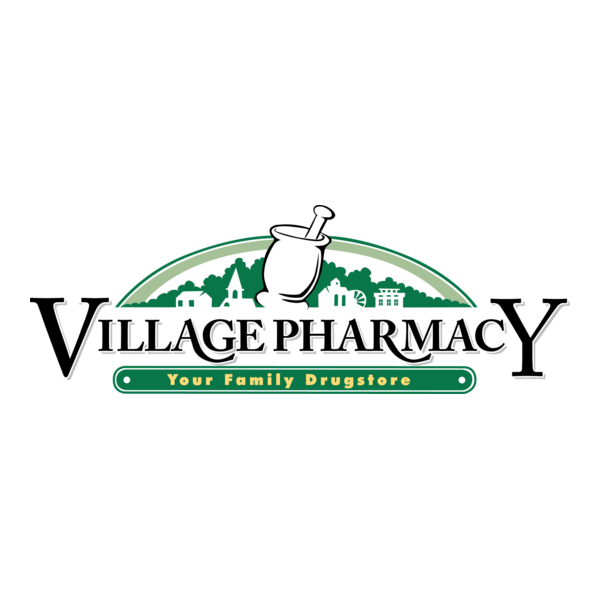 Village Pharmacy Logo PNG Vector