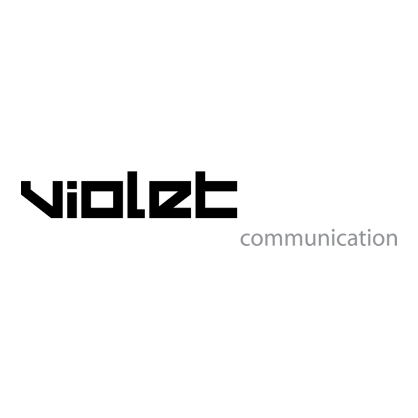 Violet Communication Logo PNG Vector