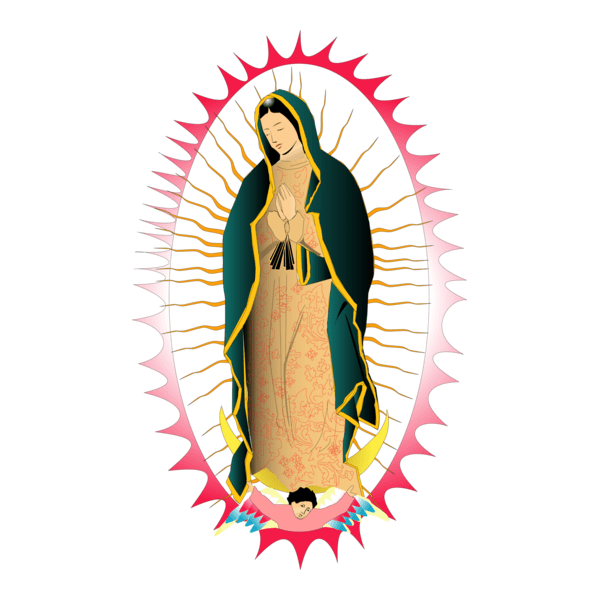 Viregn de Guadalupe Logo PNG Vector