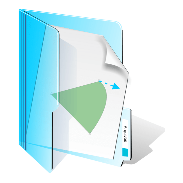 Vista Folder Translucid Icon - Vetorial Files Logo PNG Vector