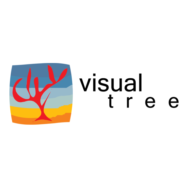 Visual Tree Logo PNG Vector