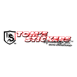 Tom's stickers Logo PNG Vector