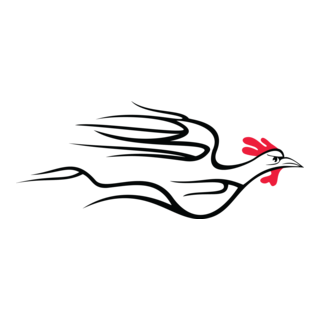 Tribal Chicken Logo PNG Vector