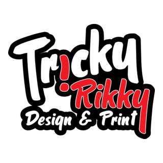 Tricky Rikky Design and Print Logo PNG Vector