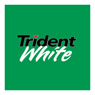Trident White Logo PNG Vector