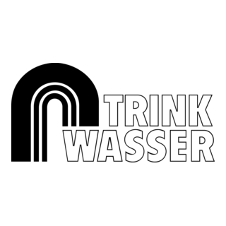 Trink Wasser Logo PNG Vector
