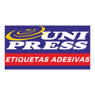 Unipress Etiquetas Adesivas Logo PNG Vector