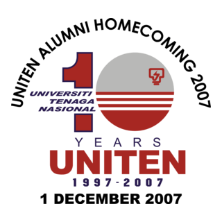 Uniten 10 years Logo PNG Vector