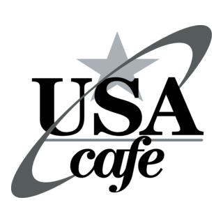 USA Cafe Logo PNG Vector