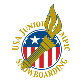 USA Junior Olympic Snowboarding Logo PNG Vector