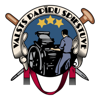 Valsts Papiru Spiestuve Logo PNG Vector